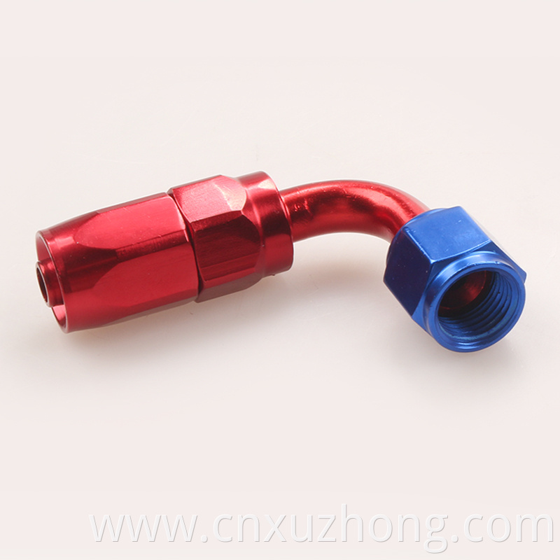 AN6 straight Aluminum Alloy Oil cooler hose fitting